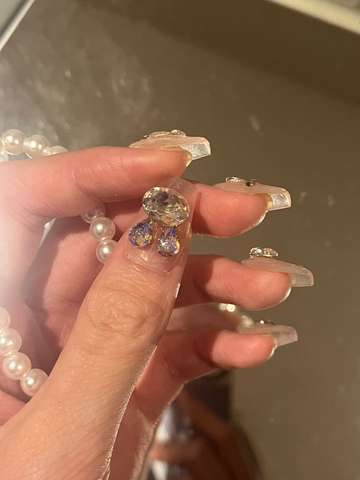 Press on nails - Pink Rabbit’s Crown