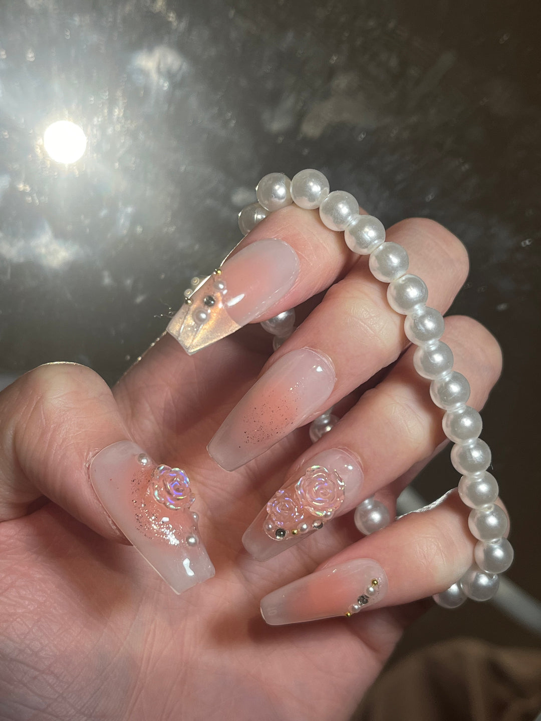 Press on nails - Rosy Spark