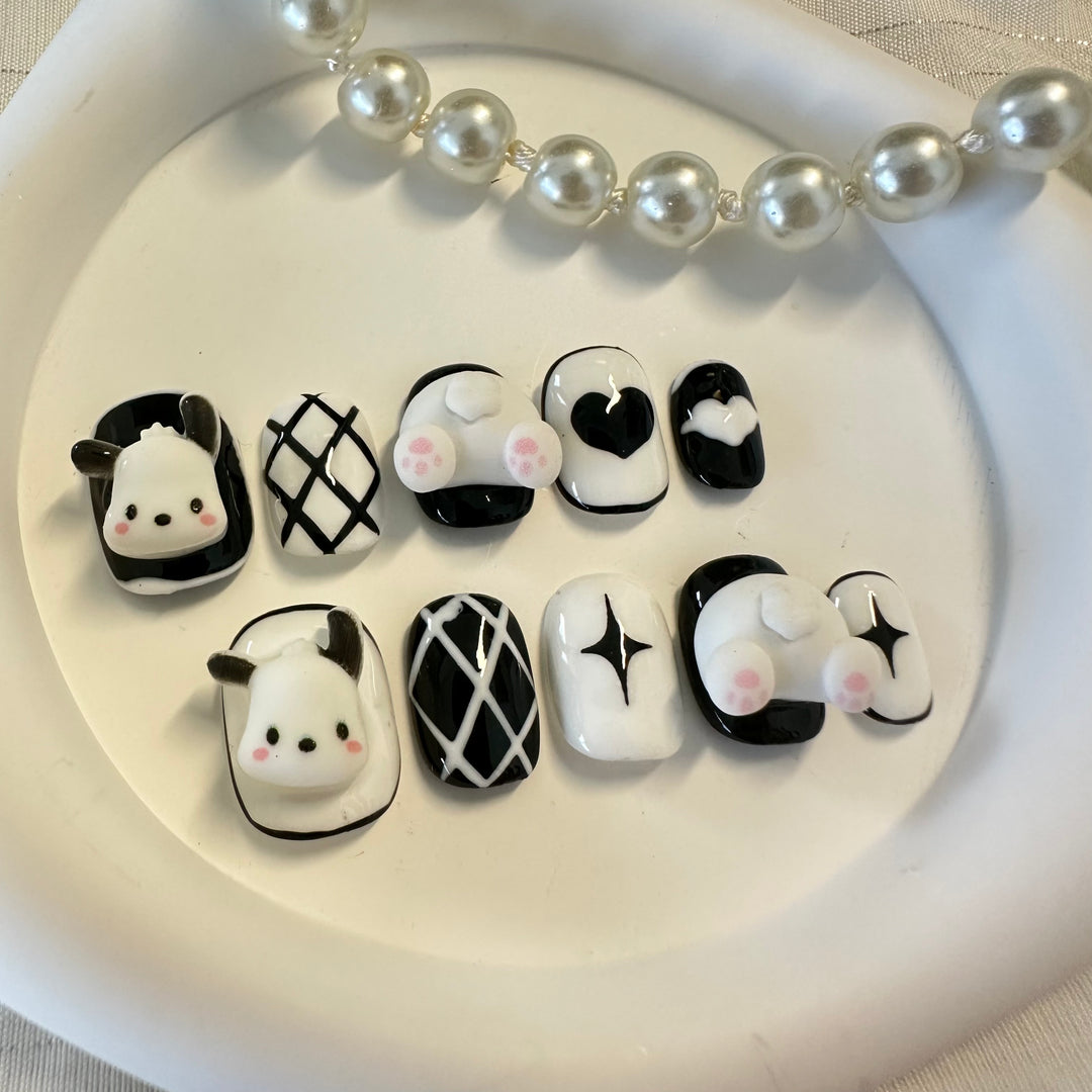Press on nail - Puppy