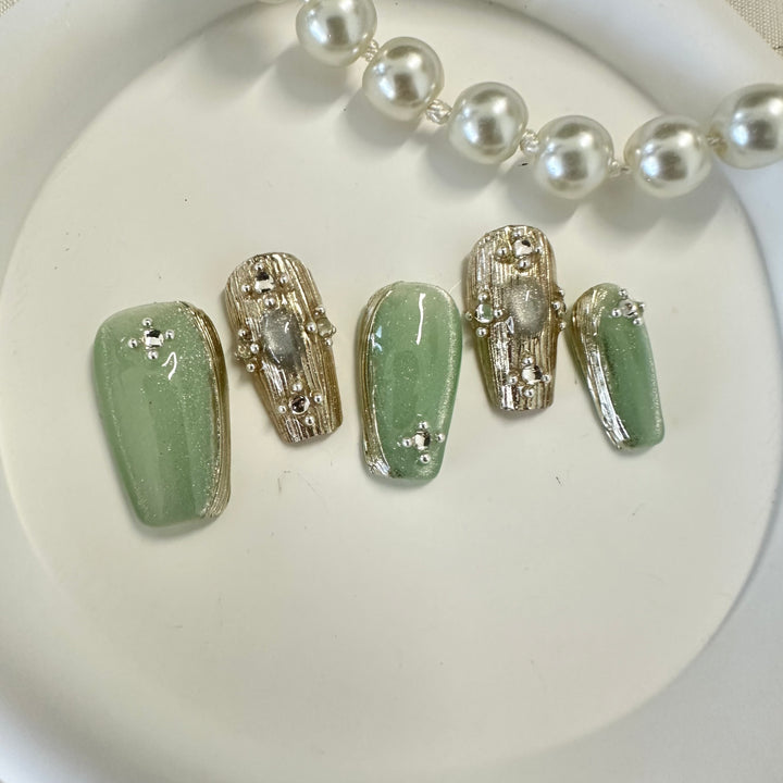 Press on nail - Mint Bratique