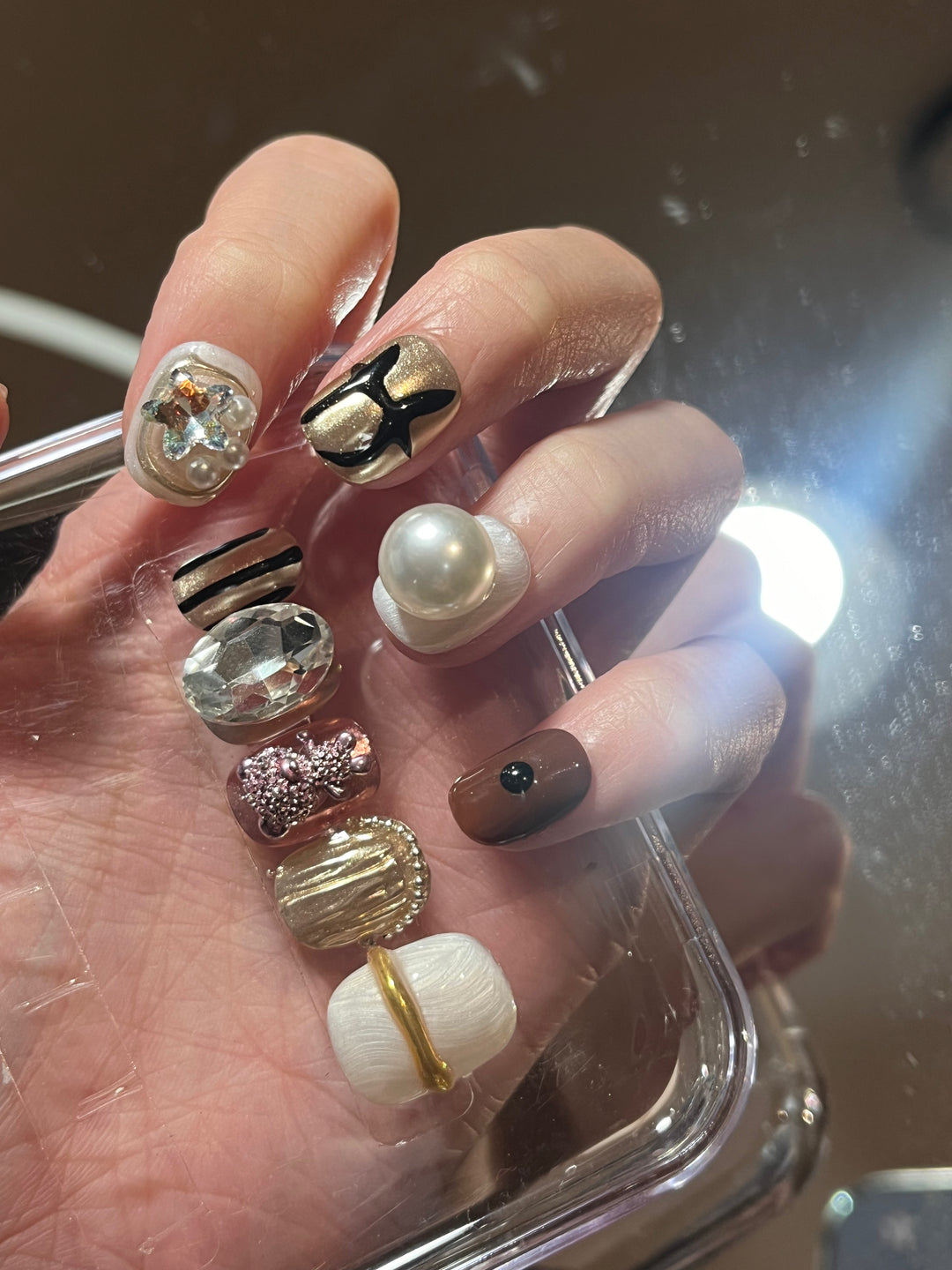 Press on nails - Classic Pearl