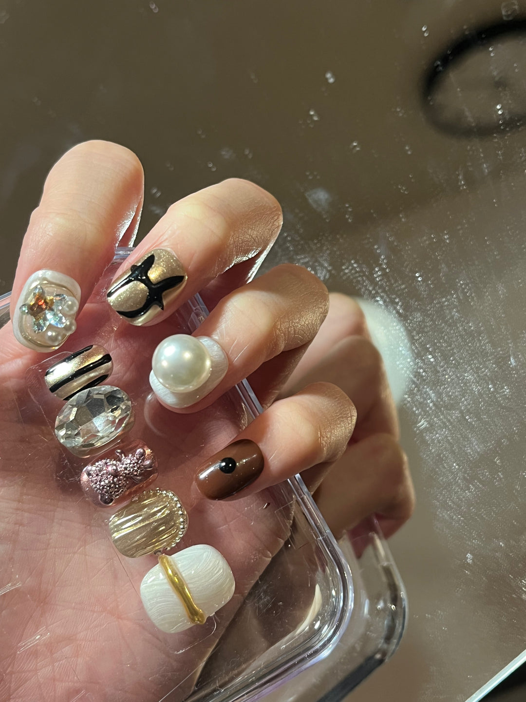 Press on nails - Classic Pearl