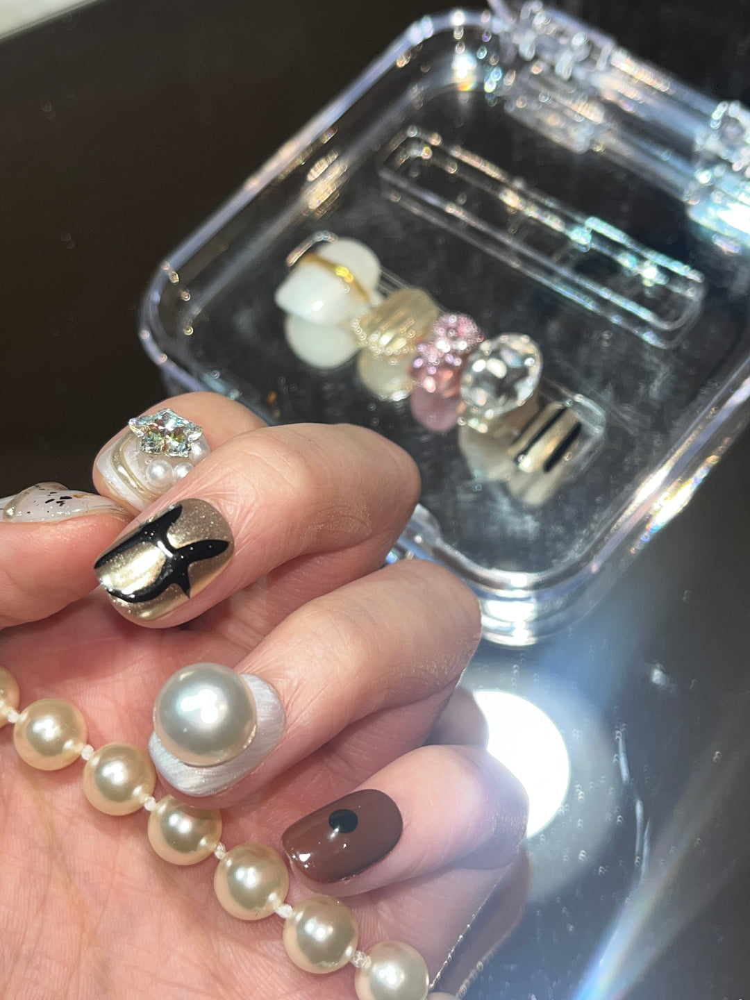 Press on nails - Classic Pearl