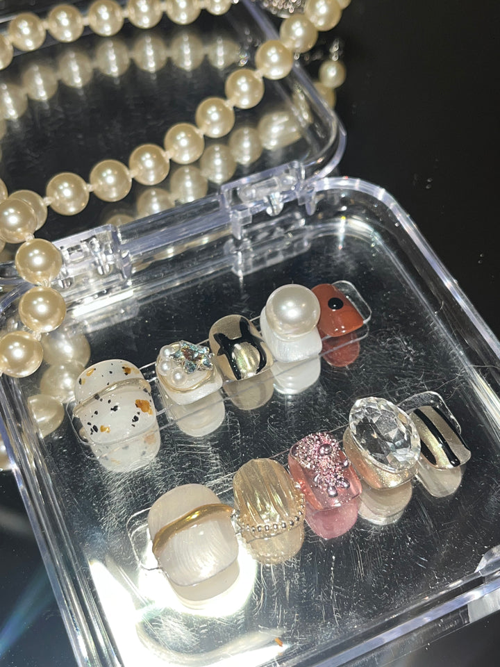 Press on nails - Classic Pearl