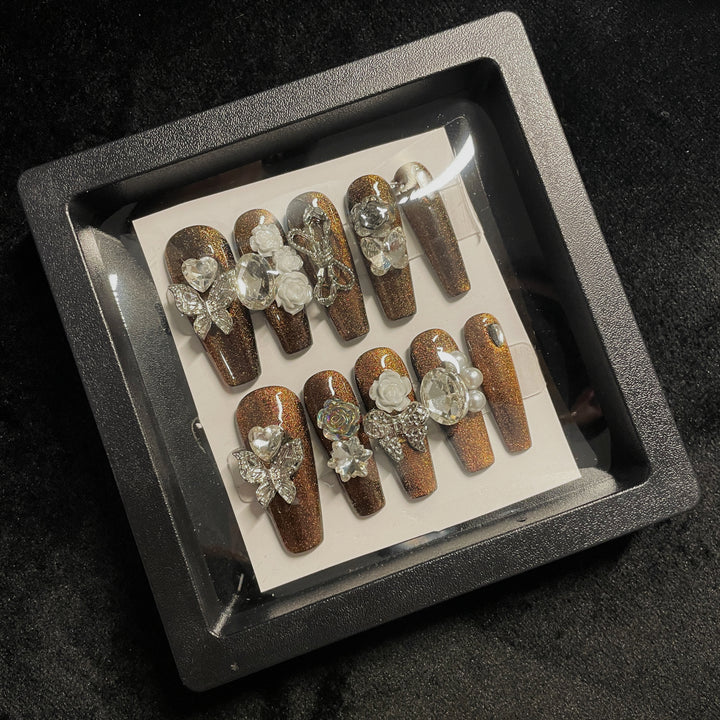 Press on nail - Iridescent luxury