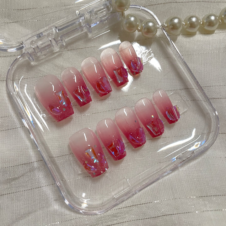 Press on nail - Rosy Glow