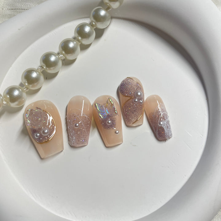 Press on nail - Ballet Butterfly