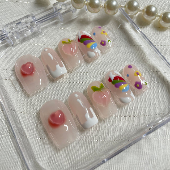 Press on nail - Miss peaches