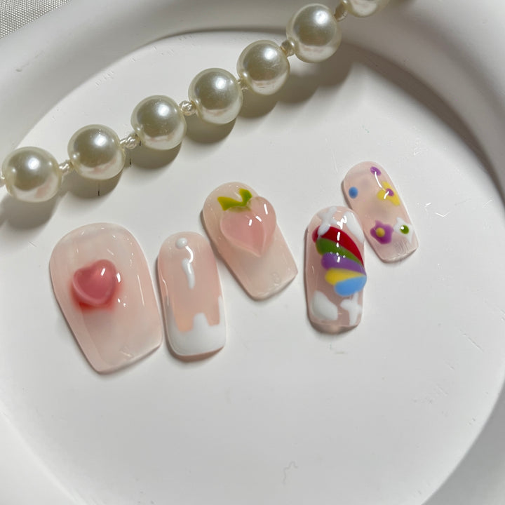 Press on nail - Miss peaches