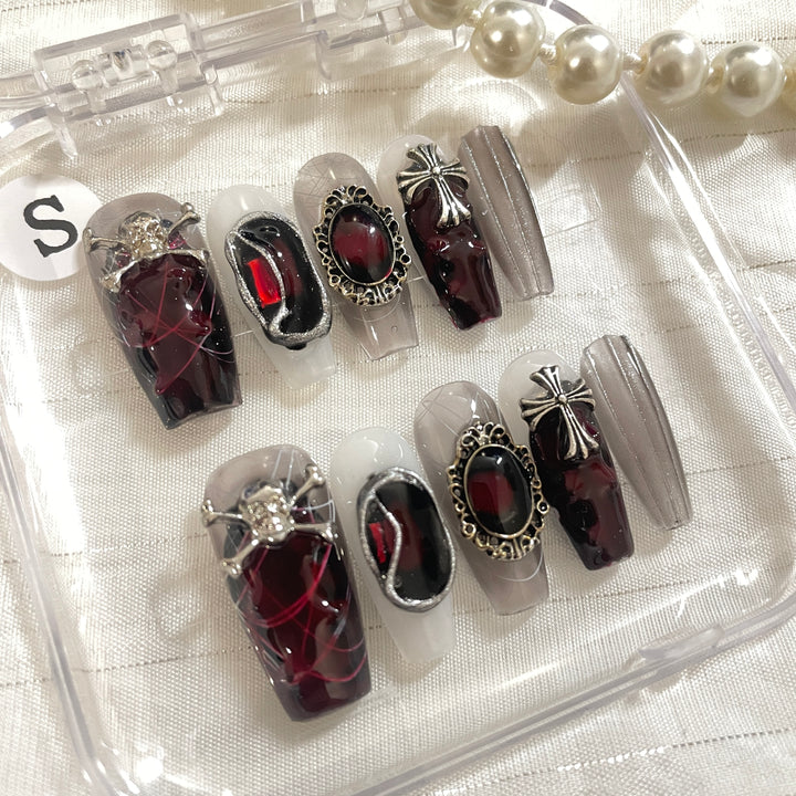 Press on nail - Gothic Royalty